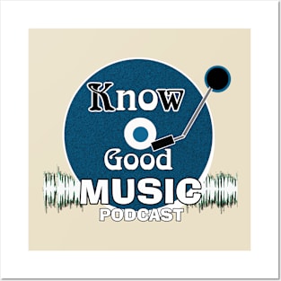 Know Good Music Podcast Blue Speckle Posters and Art